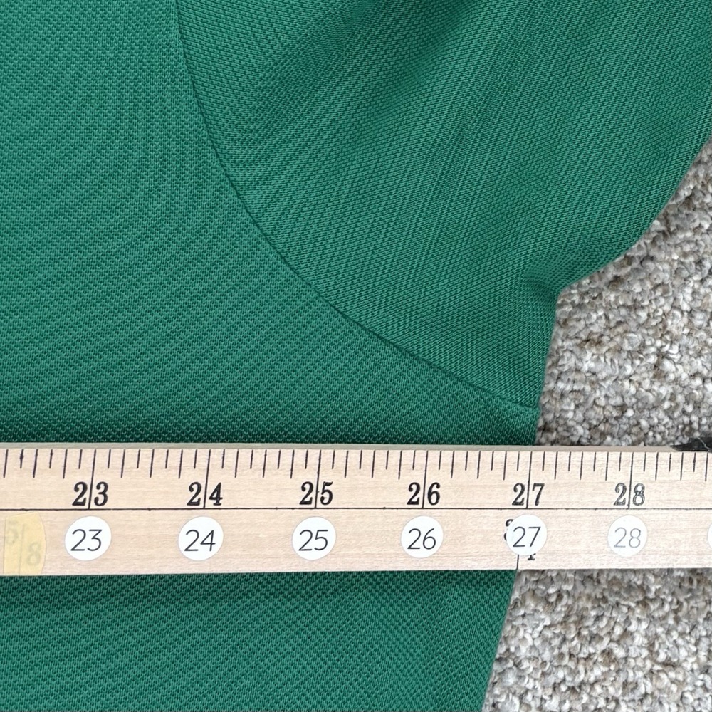 Lacoste DEVANLAY Classic Fit 100% Cotton Polo Shirt Men's FR 9 US 4XL Green Knit - Picture 9 of 9